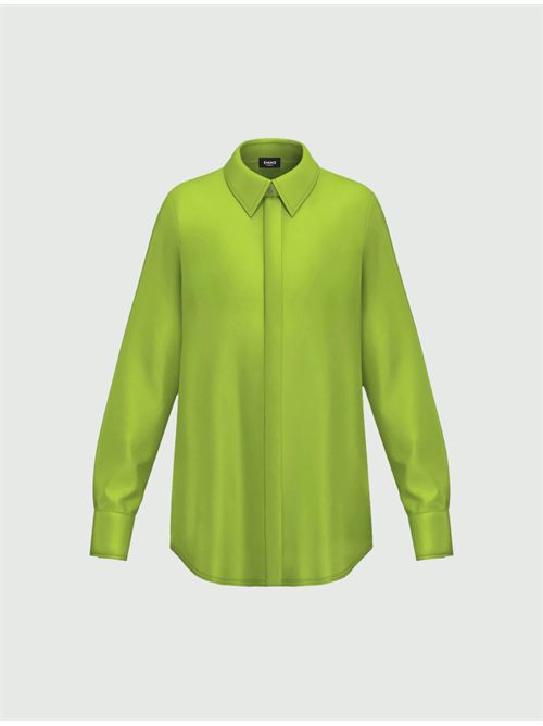 Camicia in raso - VERDE MELA EMME MARELLA | DECODE/002